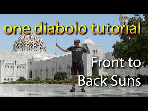 Diabolo Tutorial - One Diabolo Behind the Back Sun