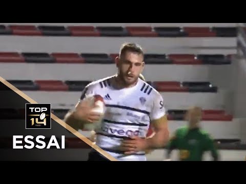 TOP 14 - Essai d'Otari GIORGADZE (CAB) - Toulon - Brive - J8 - Saison 2020/2021