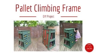 How to make Pallet Climbing Frame / Rock Climbing with RYOBI Tools