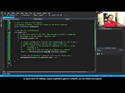 Unity How-To: Chose a random material color from a list.