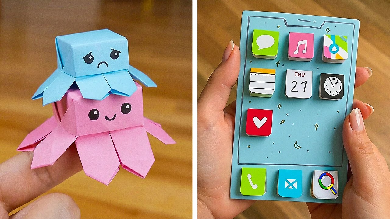 TURN PAPER INTO MAGIC! ✨ Awesome DIY Toys & Decorations! 🤩