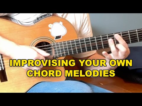 Improvising Jazz Guitar Chord Melodies