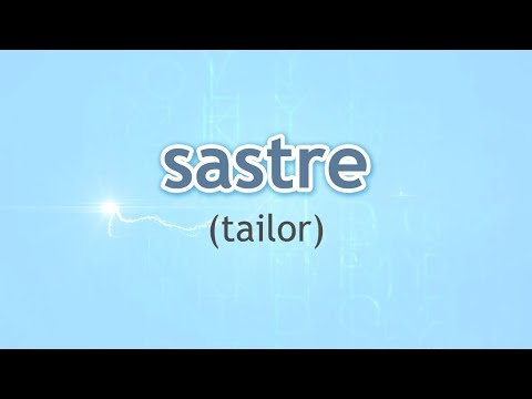 How to Pronounce Tailor (Sastre) in Spanish