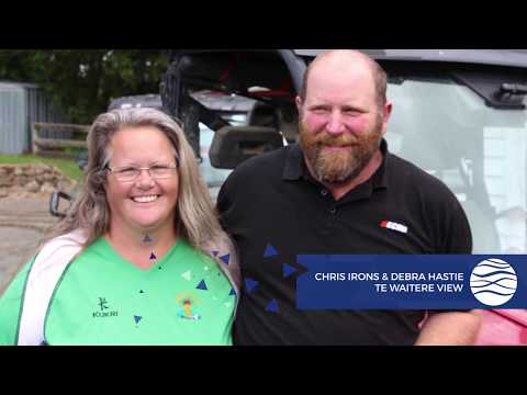 Chris Irons and Debra Hastie of Te Waitere View - 2020 Waikato BFEA finalists