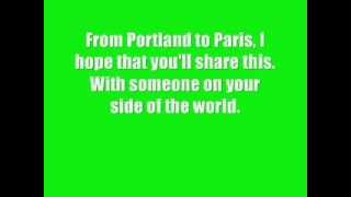 Plug In Stereo- Patience with lyrics on screen