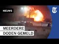Gigantische explosie winkelcentrum Kiev gefilmd