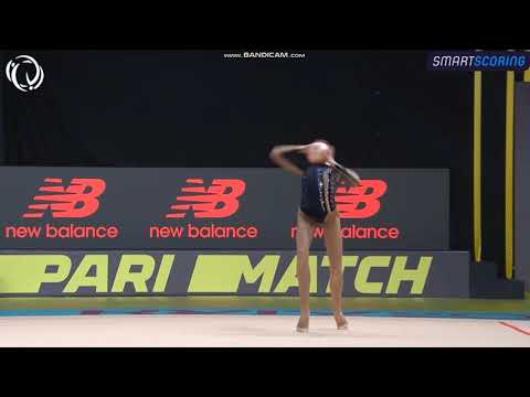 Melaniia TUR (UKR) Ball AA - European Championships Kyiv 2020