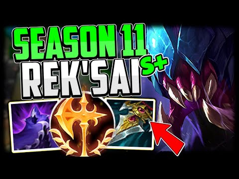How to Play Rek'Sai & CARRY! + Best Build/Runes | Rek'Sai Jungle Guide Season 11 - League of Legends