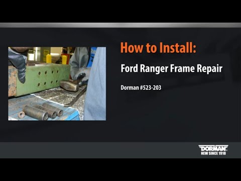 Frame repair kit installation
