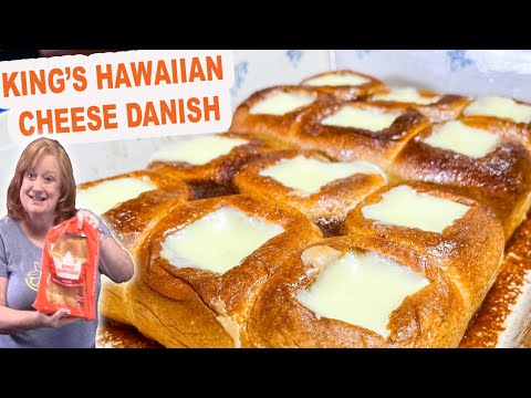 KING'S HAWAIIAN CHEESE DANISH, Easy Breakfast or Dessert Recipe