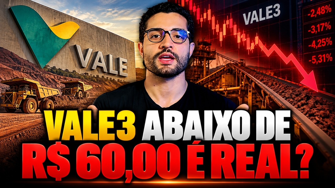 VALE EM QUEDA LIVRE É CILADA OU OPORTUNIDADE? VALE3: PREÇO TETO E PROJEÇÕES