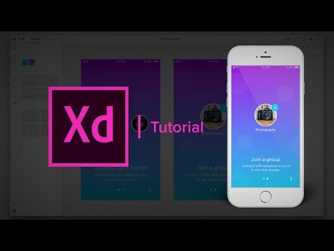شرح Create an Onboarding App - Adobe Xd Tutorial معتمد - منصة معارف