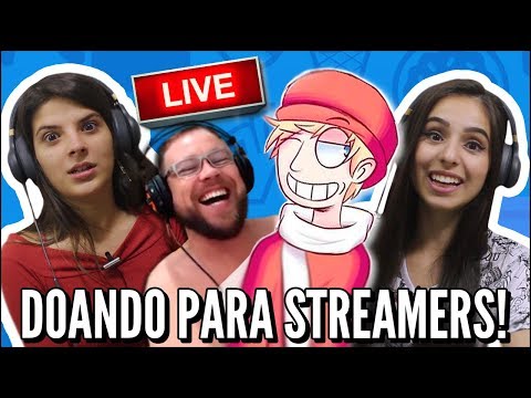 JOVENS REAGEM A GOULARTE - DOANDO PARA STREAMERS ALEATÓRIOS FAZEREM COISAS...