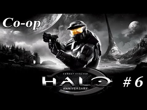Let's Play Halo CE Anniversary Co-op - Part 6 - The hated Mission: The Library
