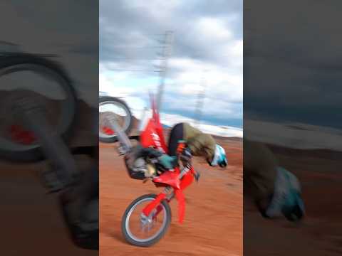 Beginner Tries Jumping A Dirt Bike
