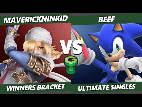 Game Underground - Maverickninkid (Sheik) Vs. Beef (Sonic) SSBU Ultimate Tournament