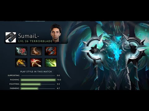 OG.Sumail- [Terrorblade] 10k mmr pro player- DOTA 2 7.25 GAMEPLAY