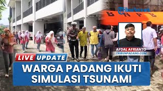 Padang Gelar Simulasi Tsunami, Ribuan Warga Turut Serta untuk Belajar Evakuasi & Penanganan Darurat