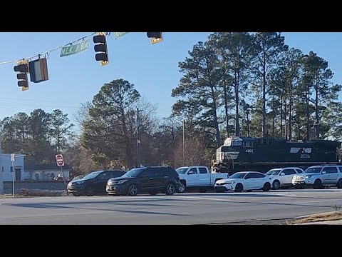 NS 4902 with a fouled K5LA leads a very slow/short southbound intermodal towards Unadilla, Georgia.