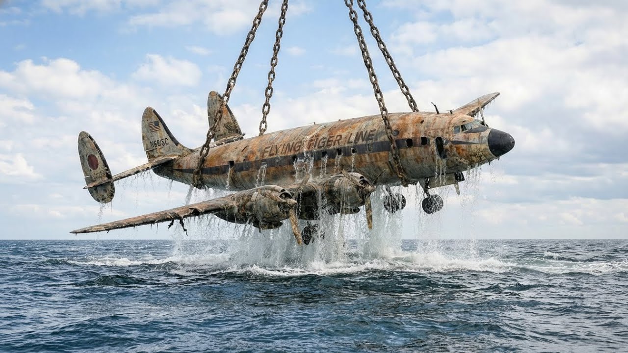 Salvaging & Restoring Flying Tiger Line Flight 739 — Lost Beneath the Pacific for Over 60 Years