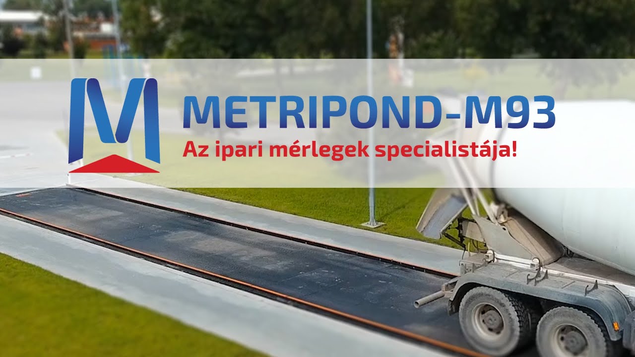 Ipari mérlegek gyártása a Metripond-M93 Kft-nél.