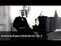 Rachmaninoff plays Polichinelle Op. 3 No. 4