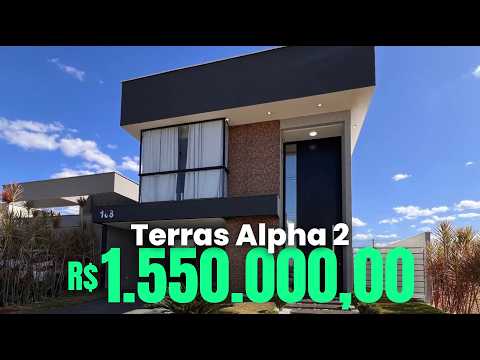 Sobrado PORTEIRA FECHADA no Terras Alphaville 2 - Senador Canedo!