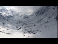 View From A Cable Car To The Balea Lake Romania