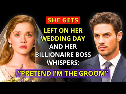 She Gets LEFT on Her WEDDING DAY — And Her BILLIONAIRE Boss Whispers: “Pretend I’m the Groom ”