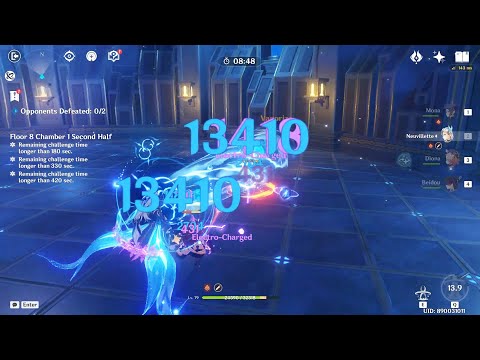 Mobile Veteran Takes on Abyss Floor 8 Challenge on Laptop! Can They Conquer the Abyss?