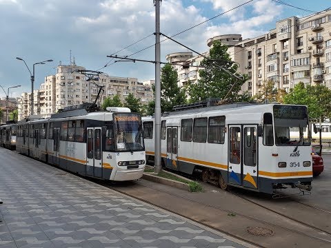 Cab View : Linia 21 : Piața Sfânta Vineri - Pasaj Colentina