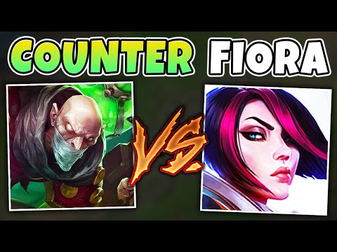HOW TO DESTROY A FIORA FT. THE RANK 1 SINGED (TOP LANE) - League of Legends