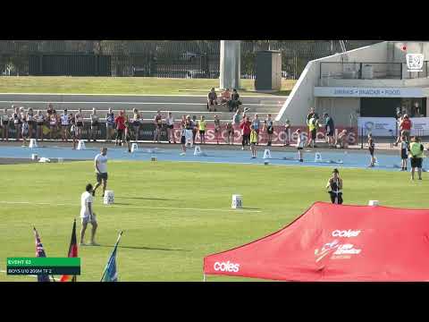 Boys U10 200m Timed Final 2: 2022/23 State Track and Field Championships