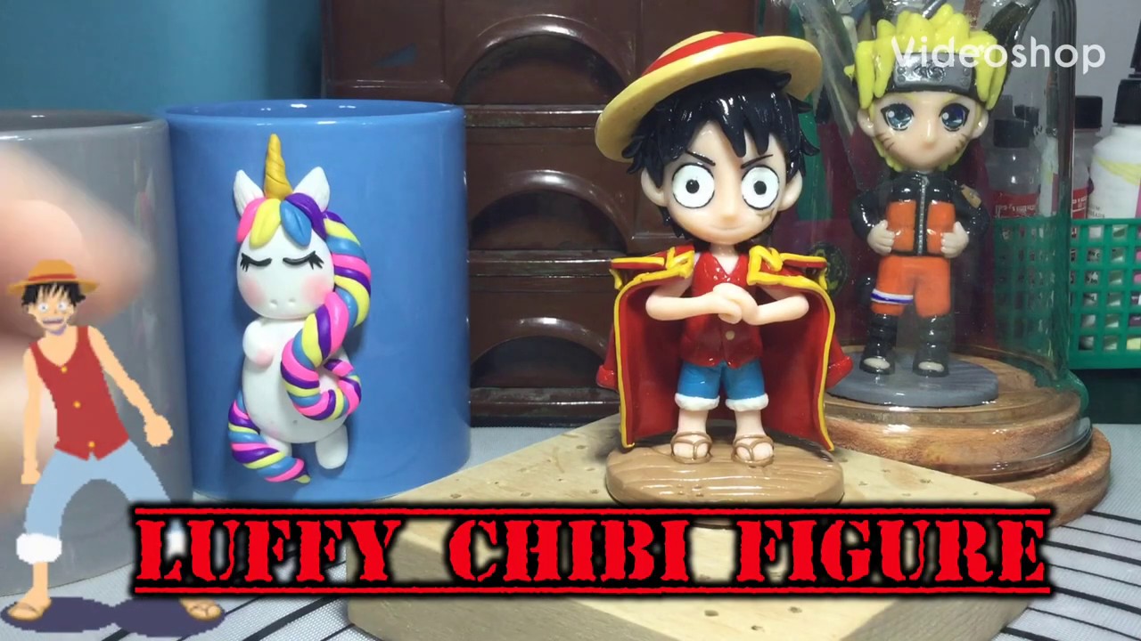 Making Luffy ( ONE PIECE) chibi figure using polymer clay