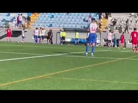 Pelea durante el partido de juveniles entre el Vandalia y el Motril