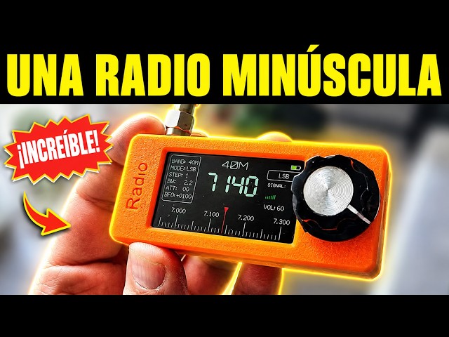 Vídeo relacionado con AURSINC Si4732-ESP32 V3 - Mini receptor de radio de onda corta de bolsillo, banda: HF SW MW VHF todas las bandas, modo AM/FM/LSB/USB, con batería de 800 mAh para aventuras al aire libre, viajes, uso