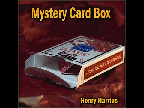 Voir la vidéo Mystery Card Box Blue - Henry Harrius