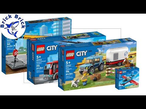LEGO City Compilation Vehicles Sets 2022 - Speed Build Review