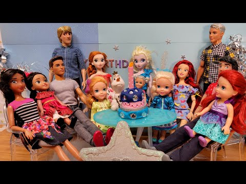 Elsa's Birthday ! Elsa & Anna toddlers have fun - guest friends - gifts - cake #party