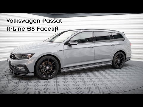 Volkswagen Passat R-Line B8 Facelift (2019 - 2023) | Maxton Design Splitter Set | Presentation #213