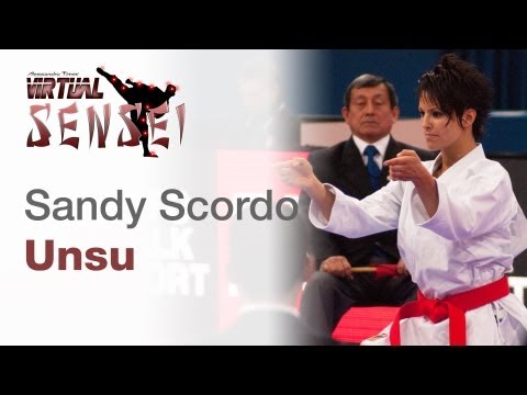 Sandy Scordo - Kata Unsu - 21st WKF World Karate Championships Paris Bercy 2012