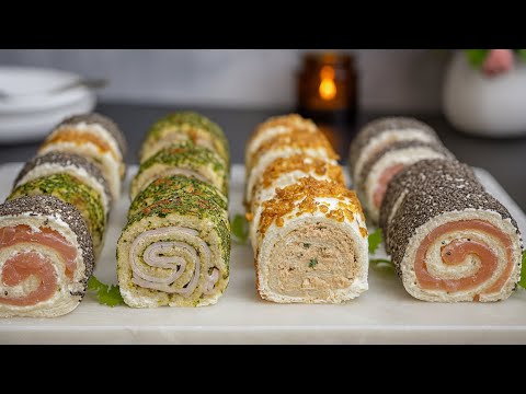 5-Minute Appetizers: Simple, Quick and Incredibly Delicious Rolls!