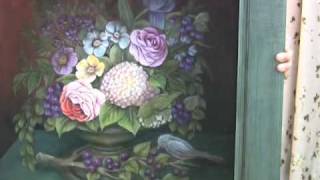 preview picture of video '平野加代子さん、Decorative Painting Flemish style'
