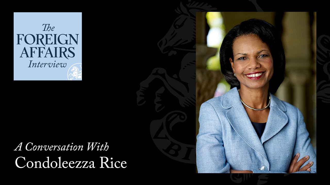 Condoleezza Rice: The Middle East, China, and the Case Against American Isolationism