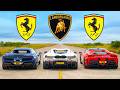Lamborghini Revuelto V Ferrari 296 SF90 DRAG RACE