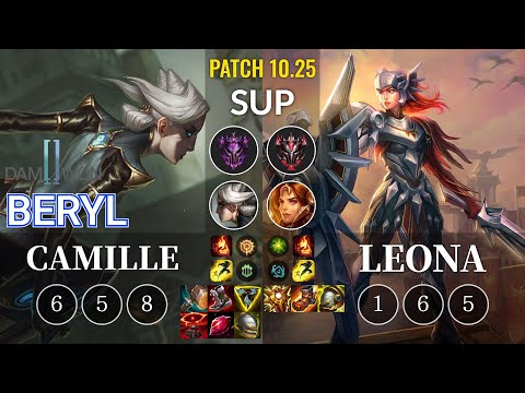 DWG BeryL Camille vs Leona Sup - KR Patch 10.25