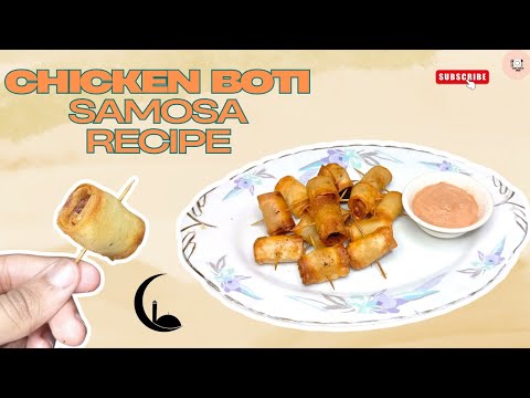 Chicken Boti Samosa Recipe | One Bite Mini Samosa | Low Budget Recipes (Tasty Food By Areeb)