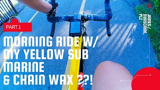 2호기 모닝라이딩 ㅣ 체인왁스?!  써보셨나요? 체인왁스 사용기 포함 오랜만에 수다라이딩~