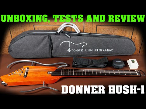 🎸 Donner HUSH I Headless Electric Acoustic Guitar With 🎸 Donner HUSH I Headless Electric Acoustic Guitar With