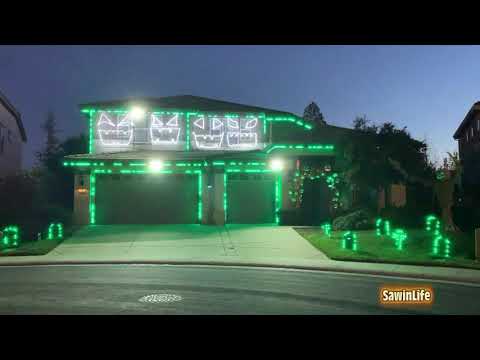 This is Halloween 2019 Halloween Light Show